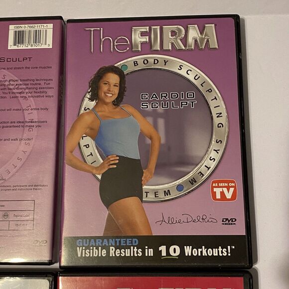 The Firm DVDs Lot Of 4 Ab Sculpt, Cardio Sculpt, Max Cardio Burn, Ball - Picture 5 of 11